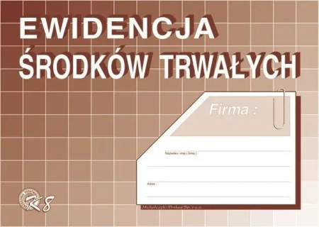 Ewidencja środków trwałych A5 K-8 - Michalczyk i Prokop