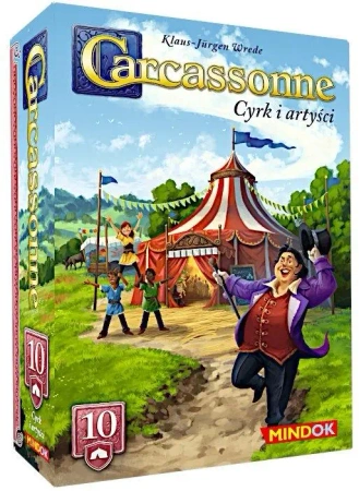 Carcassonne 3 Cyrk i Artyści Edycja 10 - Bard Centrum Gier