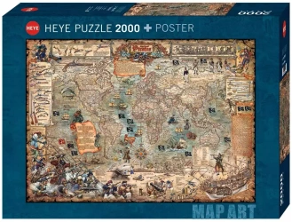 Heye Puzzle 2000 el. Swiat piratow