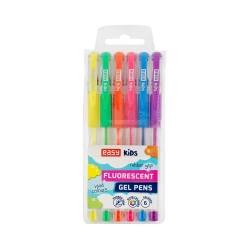 Długopis żelowy Fluo 6 kolorów EASY - Easy Stationery