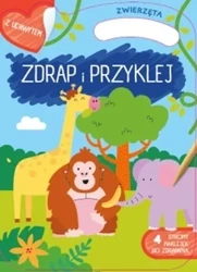 Zdrapywanki z rączką. Zwierzęta - praca zbiorowa