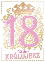 Karnet A5 18stka pink - Henry