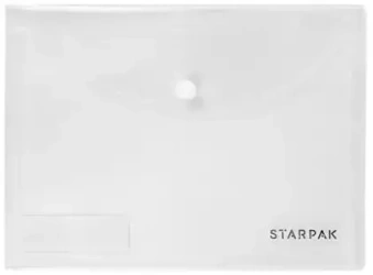 Teczka kopertowa PP A5 na zatrzask przezroczysta - STARPAK