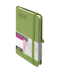 Kalendarz 2026 A6 Rubi zielony TDW - Antra