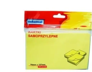 Karteczki samoprzylepne 76x127mm 100szt - Schemat