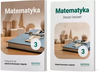 Matematyka 3 Podręcznik Zeszyt ćw. branżowa Operon - Adam Konstantynowicz, Anna Konstantynowicz, Małgorzata Pająk