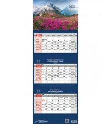 Kalendarz 2026 trójdzielny widok - Edycja Świętego Pawła