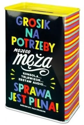 Skarbonka Happy-Potrzeby męża - Pan Dragon