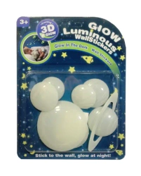 Dekoracje ścienne świecące w ciemności MIX - SWEDE