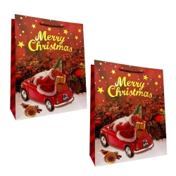 Torebka prezentowa XXL BN szerokie dno mix - Ju-Piter