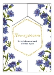 Karnet A5 z bilecikiem Ślub Chabry - Henry