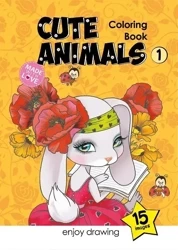 Kolorowanka A5 15 obrazków Słodkie zwierzaki 1 - Fresh