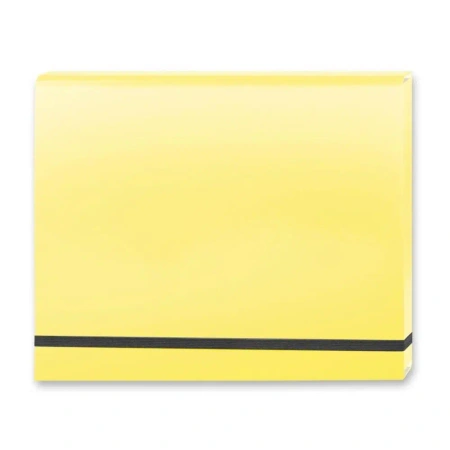 Teczka łamana A4 na gumkę żółcień jasna - Penmate