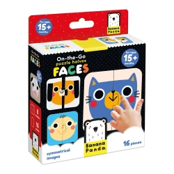 On-the-Go Puzzle Halves. Faces 15m+ - Banana Panda
