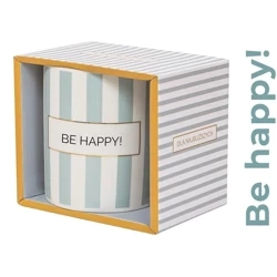 Kubek prezentowy z napisem Be happy! - Be-Happy Gifts