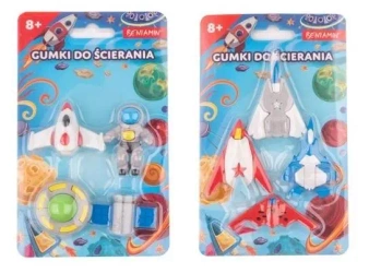 Gumki do ścierania 6szt samoloty - Beniamin