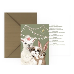 Karnet okolicznościowy Przyjaciele - Neverending store Anna Załęcka