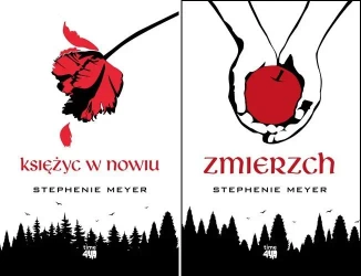 Saga ZMIERZCH Tomy 1 2 Stephanie Meyer (barwione brzegi) Zestaw x 2 - Stephenie Meyer