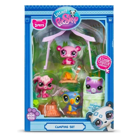 LITTLES PET SHOP CAMPING SERIA 2 #104 - #106 ZESTAW