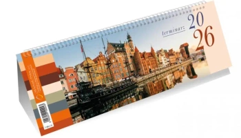 Kalendarz 2026 poziomy ze spiralką Wenecja - Michalczyk i Prokop