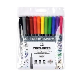 Cienkopisy 12 kolorów - Koh-I-Noor