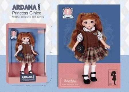 Lalka 38 cm z torbą - Merkpol