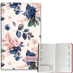 Kalendarz 2026 A6 tygodniowy Niebieskie Róże - EV-Corp