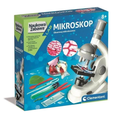 Naukowa zabawa. Doświadczenia z mikroskopem - Clementoni