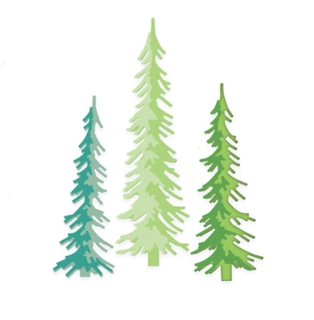 Wykrojnik - sosna 6szt - Dalprint dpCraft