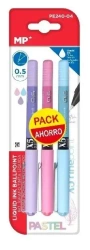 Cienkopis 0,5mm 3szt pastel - MP Main Paper