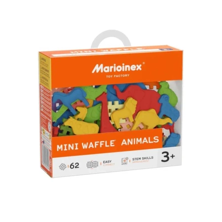 Mini Waffle 62el Zwierzęta - Marioinex