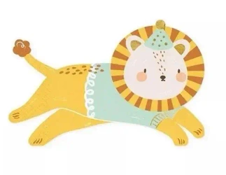 Serwetki Lew 16x10cm 20szt - PartyDeco