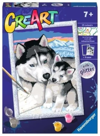 CreArt dla dzieci: Husky - Ravensburger