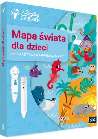 Czytaj z Albikiem. Mapa świata dla dzieci - praca zbiorowa