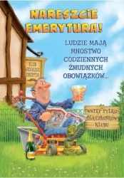 Kartka Emerytura duża TDF16 - Trend