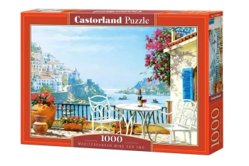 Puzzle 1000 Mediterranean Wine for Two - Castorland