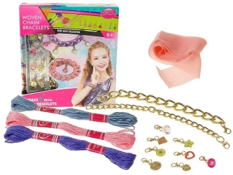 Zestaw do tworzenia bransoletek, metalowe elementy - ADAR