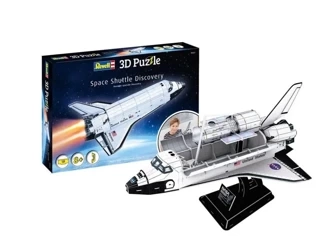 Puzzle 3D 126 Odkrycie promu kosmicznego - Revell
