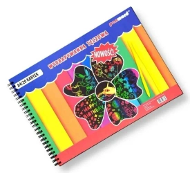 Wydrapywanka tęczowa A4 na spirali - Penword