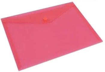 Teczka koperta A5 na zatrzask PP czerwona - Koh-I-Noor