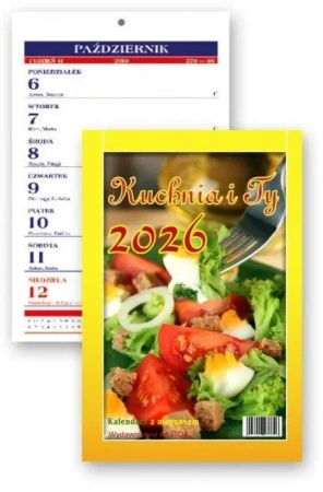 Kalendarz 2026 tyg. magnes Kuchnia i Ty - KASTOR