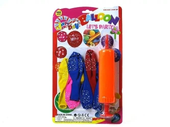 Balony z pompką 12szt - ADAR