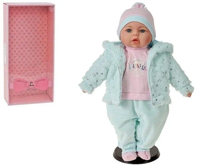 Lalka bobas śpiewa i mówi po polsku 45cm - ADAR