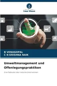 Umweltmanagement und Offenlegungspraktiken - VENUGOPAL B