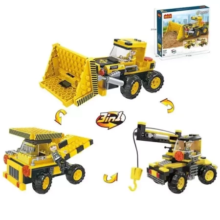 Klocki maszyna budowlana 166 elementów - Macyszyn Toys