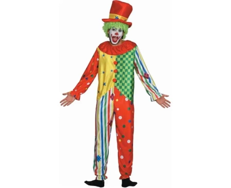 Zestaw dla dorosłych kolorowy Klaun rozm. 56 - Godan