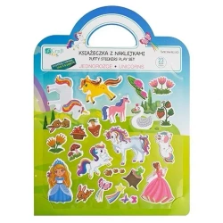 Książeczka z naklejkami - Jednorożce - Dalprint dpCraft