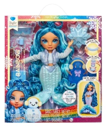 Rainbow High Winter Wonderland Doll- Skyler (Blue) - MGA