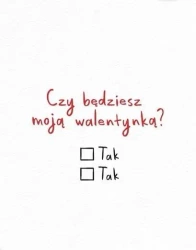Karnet - czy będziesz moją walentynką?