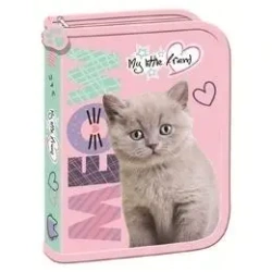 Piórnik dwuklapkowy bez wyposażenia Fluffy Kitty - ST-MAJEWSKI